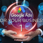 SEO - Search Engine Optimization for Online Marketing Concept. Modern graphic interface showing symbol of keyword research website promotion by optimize customer searching and analyze market strategy.